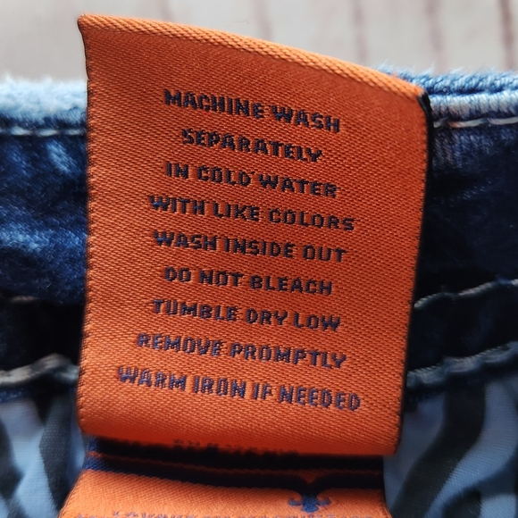 Rock Revival "Nadine" Mid Rise Stretch Cutoff Short Blue Denim | Women's Size 25 - Picture 13 of 15